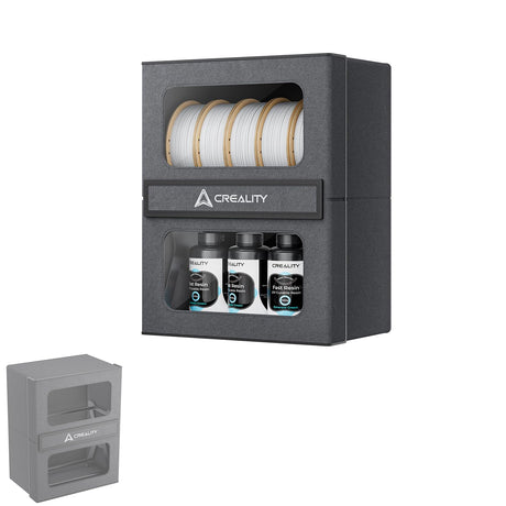 Creality Filament Storage Box, 3D Printer UV Resin/Filament Holder, 10KG Large Storage Capacity, Magnetic Closure, Moisture-Proof and Damp-Proof, Perfect for 3D Filament Storage Lokkr