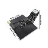 16‘ x 24’ Automatic Heat Press Clamshell Thermal Sublimation Printer for T-Shirts, for Pillowcases, Fabric Puzzles Photos, Metal Rocks, Digital Displays, T-Shirt DIY HP480 1400W TANAUT
