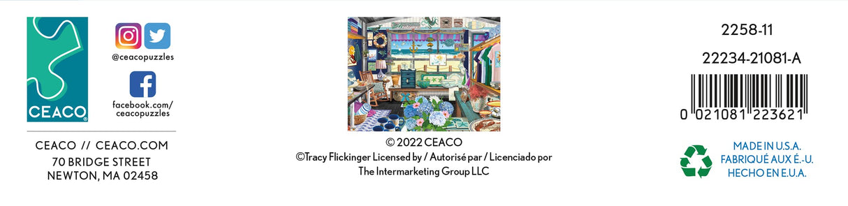 Ceaco - Tracy Flickinger - Sea & Sand Gift Shoppe - 300 Piece Jigsaw Puzzle Ceaco