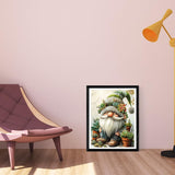 MBNTJHT DIY Easy Gnome Paint by Numbers Kit for Adults,Unframed Succulents Gnome Oil Paint by Number Kits for Beginner,Acrylic Painting Kits for Home Wall Decor 16X20 Inch. MBNTJHT