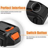 Upgraded 3.5Ah 2Pack 20V Battery Replacement for Battery 20V Power Share Max 20V Lithium-ion Battery Compatible with 20V Battery WA3575 WA3525 WA3520 WG151s WG891 Leaf Blower Tools Batteries Bonadget