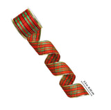 48 Yards Assorted Christmas Ribbons - Plaid, Bow, Wired, Mesh, Glitter, Tulle, Organza - 2.5" Wide For Wreaths, Garlands Winlyn