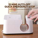 HTVRONT Auto Tumbler Heat Press Machine with 8 Pack Frosted Sublimation Glass Blank with Bamboo Lid HTVRONT