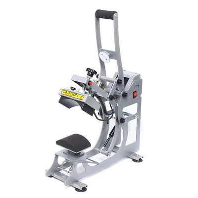 Hat Press Heat Machine, Commercial Caps Hat Heat Press Transfer Machine Semi-Auto Magnetic Digital Press, American Standard 110V Small Label Stamping Machine Heat Press Machine for Caps