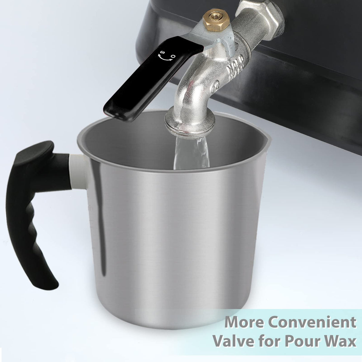 Sutomlo Large 4.5 Qts Electric Wax Melter for Candle Making, Candle Wax Melting Pot with Temperature Control & Pour Spout for Candle Maker & Candle Making Business Sutomlo