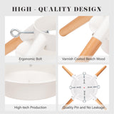 White Christmas Tree Stand Metal Xmas Tree Base Holder Stand for 10ft Real Tree Christmas Tree Decorations Fits Up to 4.9" Xmas Tree Trunks Tree Nest