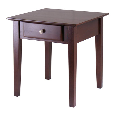 Winsome Rochester 20 x 20 x 20-Inch Wood Shaker End Table, Brown (94821) Winsome