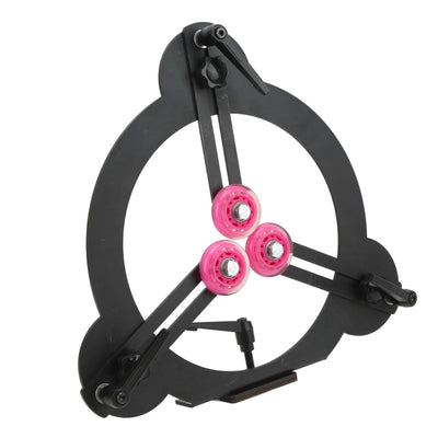 Woodturning Steady Rest for Lathe - Adjustable Metal Turning Tools for 12in Swing Lathe - Easy Installation - Rotate Long Spindles