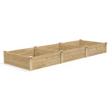 Greenes Fence Original Cedar Raised Garden Bed, 4' x 12' x 14" - Made in USA with North American Cedar Greenes Fence