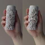 Japleed Elegant Lily Embossed Candle Molds for Candle Making, 3D Flower Silicone Molds for Candle Soap Wax Resin Clay, Blooming Lily Chocolate Cake Fondant Molds, DIY Floral Art Craft Wedding Decor japleed