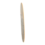 Creative Co-Op Coastal Decorative Surfboard Wall Décor for Living Room; Contemporary Wave Design Overlaid On Light Natural Wood, 65.5" Creative Co-Op