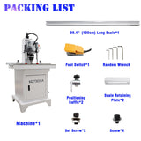 WYDDDARY Pneumatic Hinge Boring Insertion Machine Hinge Drilling and Boring Machine Woodworking Drilling for Cabinet and Furniture Single Head(45-9.5) 110V 1500W 2880RPM 0-50mm Depth WYDDDARY