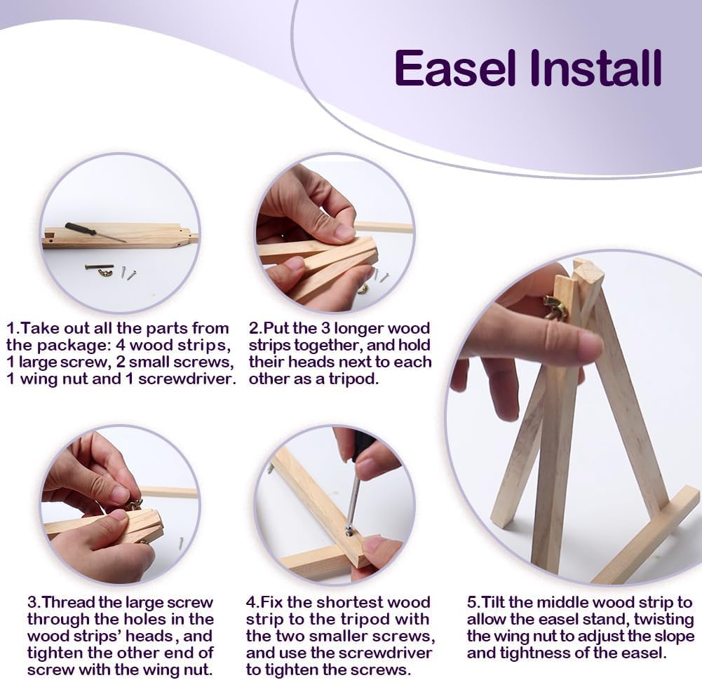 MIRCVSH Paint by Numbers Kit for Adults Framed,Hummingbird Paint by Number for Adults Beginner,Adults' Paint-by-Number Kits on Canvas with Wooden Easel for Home Wall Decor 12X16 Inch MIRCVSH