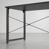 Cubiker Small Computer Desk, 32 inch Home Office Kids Desk for Bedroom and Small Spaces, Modern Simple Cheap Table for Studying, Writing, Working, Dark Black Cubiker