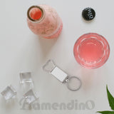 Framendino, 10 Pack Sublimation Blanks Keychains Metal Bottle Opener Transfer Sublimation Key Rings Framendino