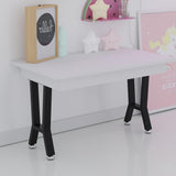 YCCO Bench Legs Black Metal,Coffee Table Legs 15 Inch,End Table Leg,Metal Desk Legs for Table,Heavy Duty Furniture Legs,Patas Para Mesa-Easy Install with Adjustable Feet,DIY Legs (H15 x W11, Set of 2) YCCO