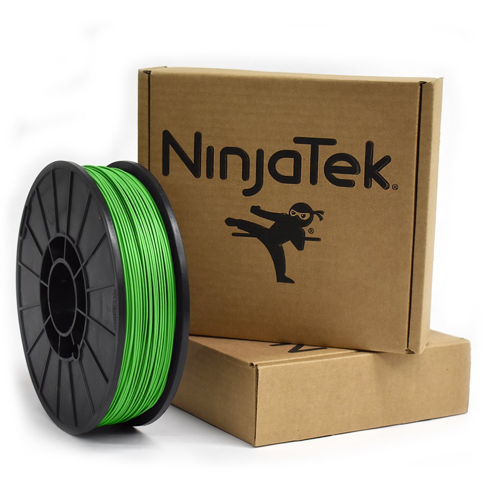 NinjaTek 3DCH06117510 NinjaTek Cheetah TPU Filament, 1.75mm, TPE, 1kg, Grass (Green) (Pack of 1) NinjaTek