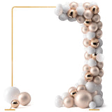 DOEWORKS Wedding 6.5 FT Gold Rectangle Arch Stand, Metal Arch Backdrop Stand Gold Wedding Arch Stand,for Wedding, Birthday Party,Gold DOEWORKS