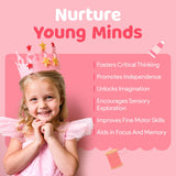 Mumaloo Unicorn Craft Box - 10 Fun Arts and Crafts for Kids Ages 4-8, No Mess, Educational, Mermaid Art Projects, Toddler Crafts & Activities Kit with Supplies, Gift for Girls 3 4 5 6 7 8 Years Old Mumaloo