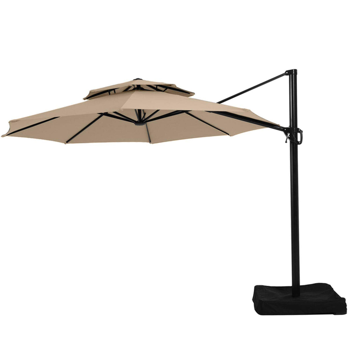 Garden Winds Replacement Canopy Top Cover for the Lowe’s Offset YJAF-819R Umbrella- Will Not Fit Any Other Model. Read Description Before You Buy Garden Winds