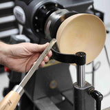 Hurricane Turning Tools, 5" Diameter Curved Tool Rest For Turning Small Bowls on Wood Lathe, 1" Diameter Post, 4" Post Length Hurricane Turning Tools