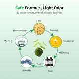 ANYCUBIC 3D Printer Resin with Low Odor and Safety, 405nm UV Plant-Based Rapid Resin with High Precision and Quick Curing for LCD 3D Printing (Grey, 500g) ANYCUBIC