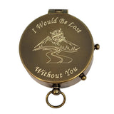 Anniversary Compass Gifts for Husband, Boyfriend, Men, Him | Engraved Compass Personalized | Wedding Gift Compasses to Groom, Bride, Fiancé, Her, Wife, Girlfriend, Spouse (Design My Own) Stanley London