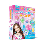 LIVEVIE Crystal Growing Jewelry Kit, Create 6 Jewelry Pieces for Kids - DIY Sparkling Pendants, Necklaces & Earrings Educational Science Kit for Hands-On Learning & Creativity LIVEVIE