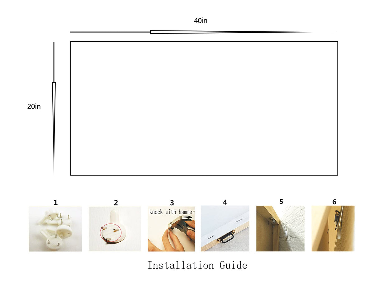 Acocifi Large Farmhouse Wall Decor Barn Cow Picture Canvas Wall Art Nature Flowers Landscape Painting, Green Scenery Textured Artwork Framed for Living Room Bedroom Bathroom Office Home Decor 40"x20" Acocifi