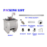 BREVELTION 110V Pneumatic Hinge Machine Woodworking Hinge Drilling Machine for Drilling Processing of Cabinets Wardrobes 45-9.5 Combined Drill 1.5KW BREVELTION