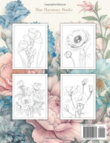 Blossom Bliss: A Floral Coloring Book for Adults: Stress Relief, Relaxation, and Mindfulness through Enchanting Flower Patterns, Botanical Garden Designs, and Creative Anxiety Relief WoodArtSupply