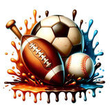 DIY 5D Diamond Art Painting Sport Balls 16x16 Inch for Adults Beginners. Round Full Drill Rhinestone Embroidery for Home Wall Decoration Generic