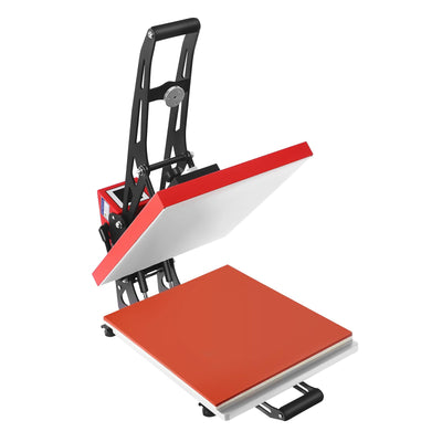 Heat Press Machine for T-Shirt Printing T-Shirt Puzzle Mouse Pad, 16" x 20" Auto Open Heat Press, Industrial-Quality Digital Sublimation Heat Press Machine, Vertical Slide Out Version (US Stock)