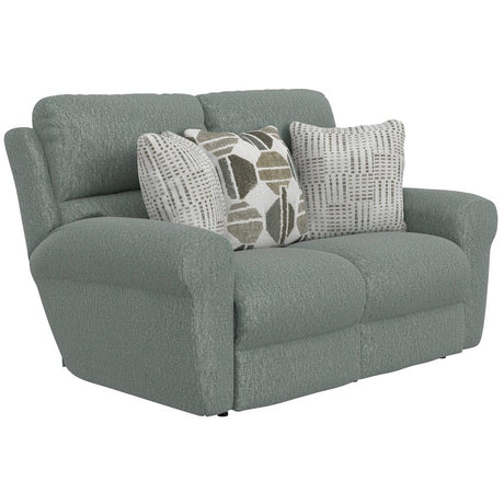 Jackson Furniture Catnapper Green Power Reclining Loveseat with Wood and Metal Frame, Loveseat Recliner Styled as an Elegant Couch Alternative for Living Rooms Jackson Furniture