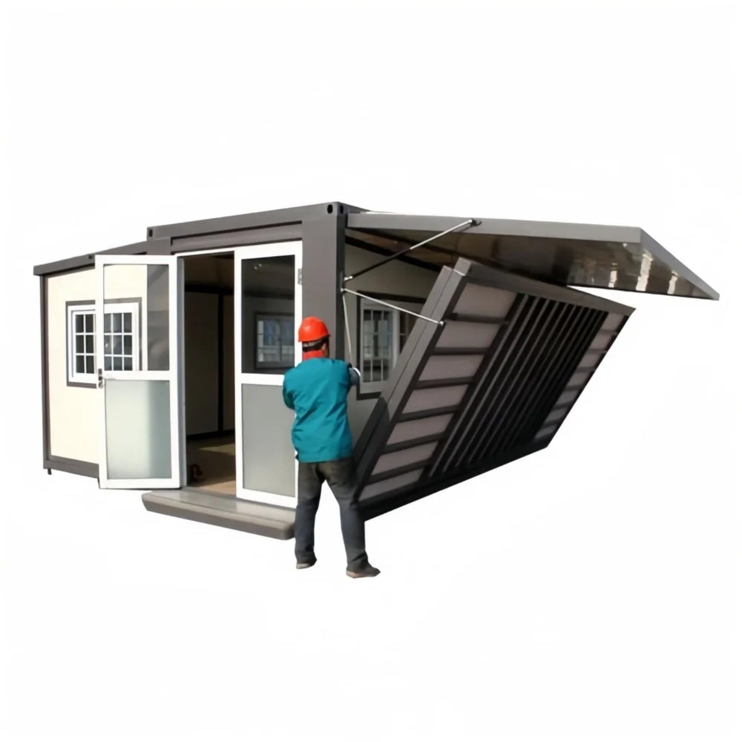 Prefab Office Or Living Room Foldable House Shipping Modular Extendable Container House - WoodArtSupply