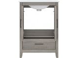 Bush Furniture Key West 24W Bathroom Vanity with Sink in Driftwood Gray Bush Business Furniture