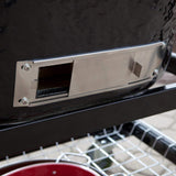 Primo 774 Ceramic Charcoal Smoker Grill, Oval Junior Primo