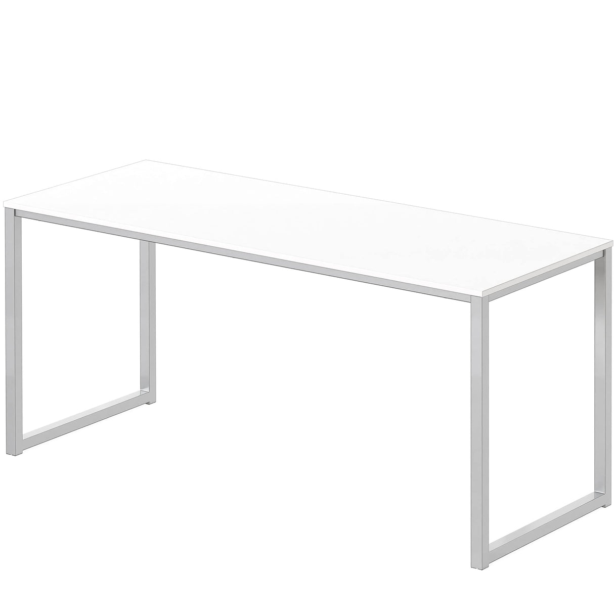 SHW Home Office 48-Inch Computer Desk, 24" Deep, White SHW