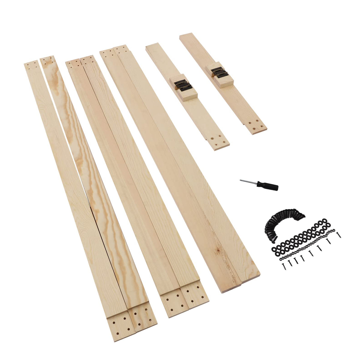 AKaSping Wooden Wedding Arch 3.8 * 7.0FT Square Rustic Wood Arch Wedding Backdrop Stand Wood Background Bracket Frame for Garden Ceremony Parties Lawn Decor AKaSping