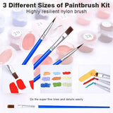 Ikogto DIY Painting by Numbers for Adults, Paint by Number Kit On Canvas for Beginners, Religion, Jesus, Last Supper 50x60cm Rimless Ikogto