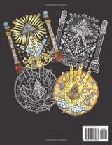 Occult Coloring Book for the Brooding Adult: mystical symbols to color for relaxation and stress relief WoodArtSupply