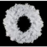 Northlight Unlit White Canadian Pine Artificial Christmas Wreath, 24" Northlight