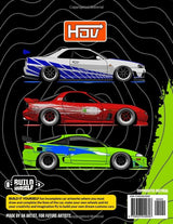 Legendary Movie Cars Coloring Book: Fun automotive adventure with 45 coloring pages for kids & teens Ages 6-18 WoodArtSupply
