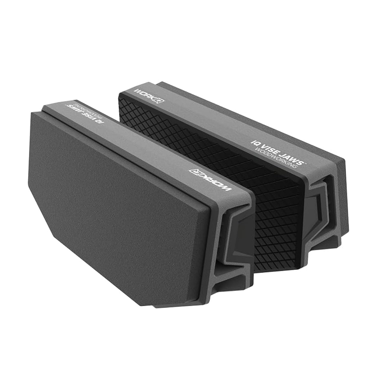 Work IQ Tools Woodworking Vise Jaws | Reversible Multi-Functional Jaws | Expanded Jaw Height and Width for Secure Grip on Fine Hardwood and Molding | Compatible with IQ Vise WORK IQ TOOLS