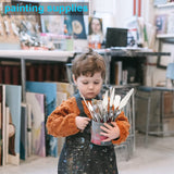 5 Piece Palette knifes Painting Knife Set for Oil, Acrylic Paint,Cake Decorating,Stainless Steel Pallet Knife Paint Knife Art Spatula for Various Types of Painting,ColorMixing,Smearing Herain