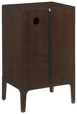 Crosley Furniture Asher Record Player Stand with Storage for Vinyl Records, Dark Brown Crosley Furniture