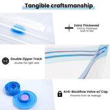 ACROSSXD Filament Storage Bag kit 36 pcs,10 Bags/Clips/Humidity Indicator Cards/Hand Pump 15.75x15.75in Filament Bags for Keeping Filament Dry for 0.5kg 1kg 2kg Spools ACROSSXD