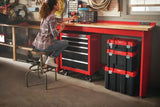 CRAFTSMAN 2000 Series Workbench, 6-Foot Wide with Butcher Block Top, Customizable (CMST27200R) CRAFTSMAN