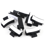 ASUNFO 8 Pcs Sublimation Hair Clips Blanks Heat Transfer Hair Claw Clips DIY Hair Accessories for Women ASUNFO