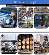 60" x 24" x 72" Black 5-Tier Wire Shelving NSF 3000 LBS Max Capacity Heavy Duty Steel Storage Rack for Restaurant, Warehouse, Commercial, Industrial, Stimulate Living